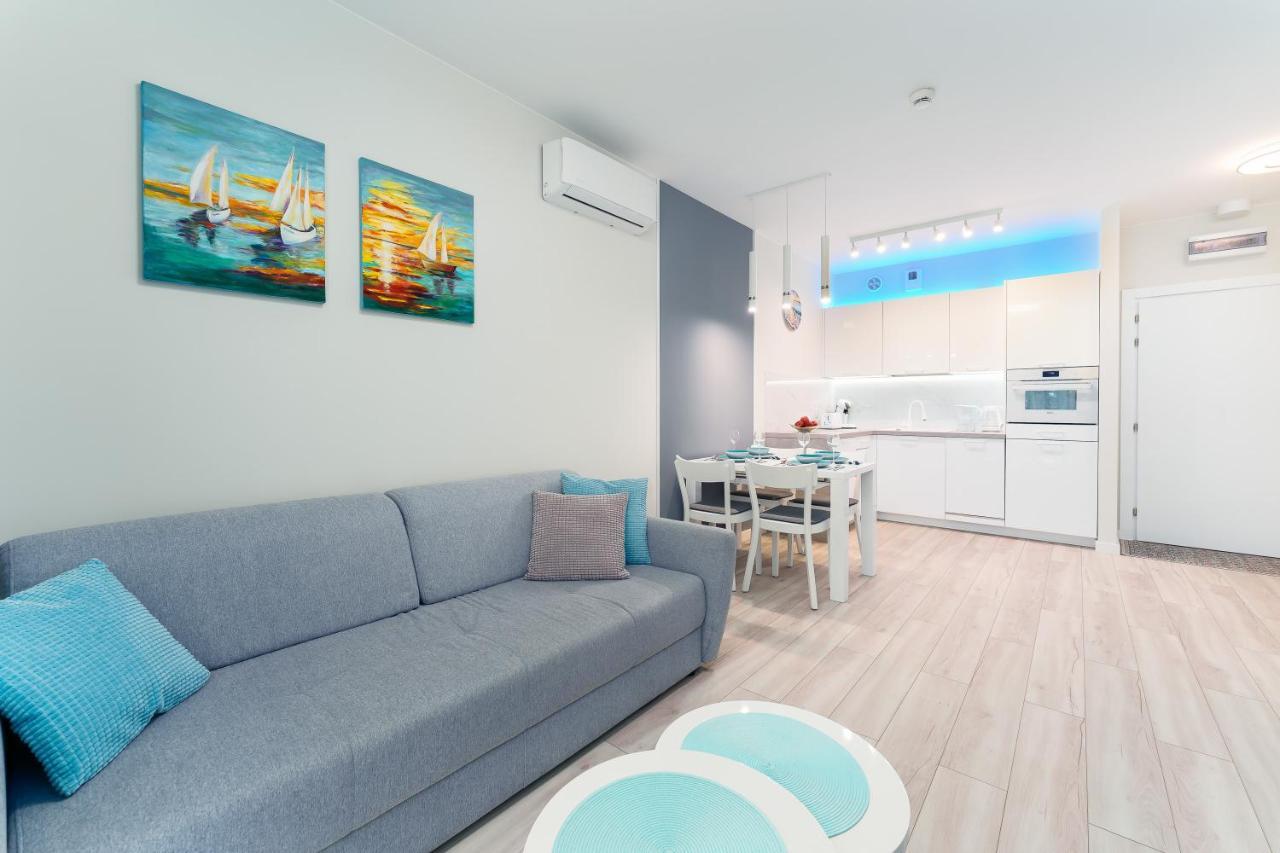 Apartament Z Widokiem Na Morze - Blekitna Perla By Perlowa Przystan Rent Sianozety Exteriör bild